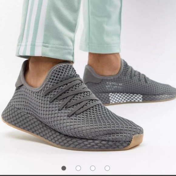 Adidas Deerupt Muted Grey Mens Sneakers - Picture 3 of 8